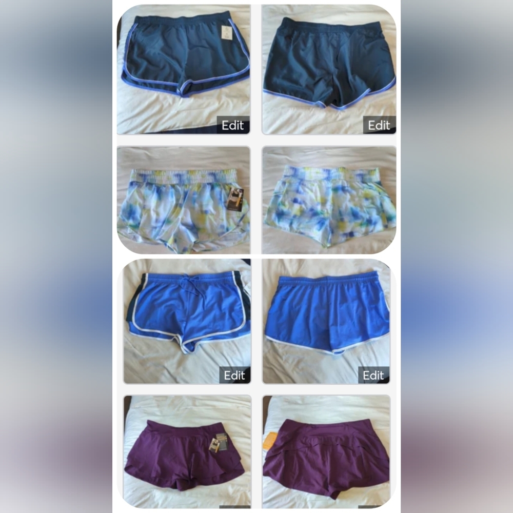 4 SHORTS BUNDLE - WOMENS ATHLETIC SHORTS 2XL